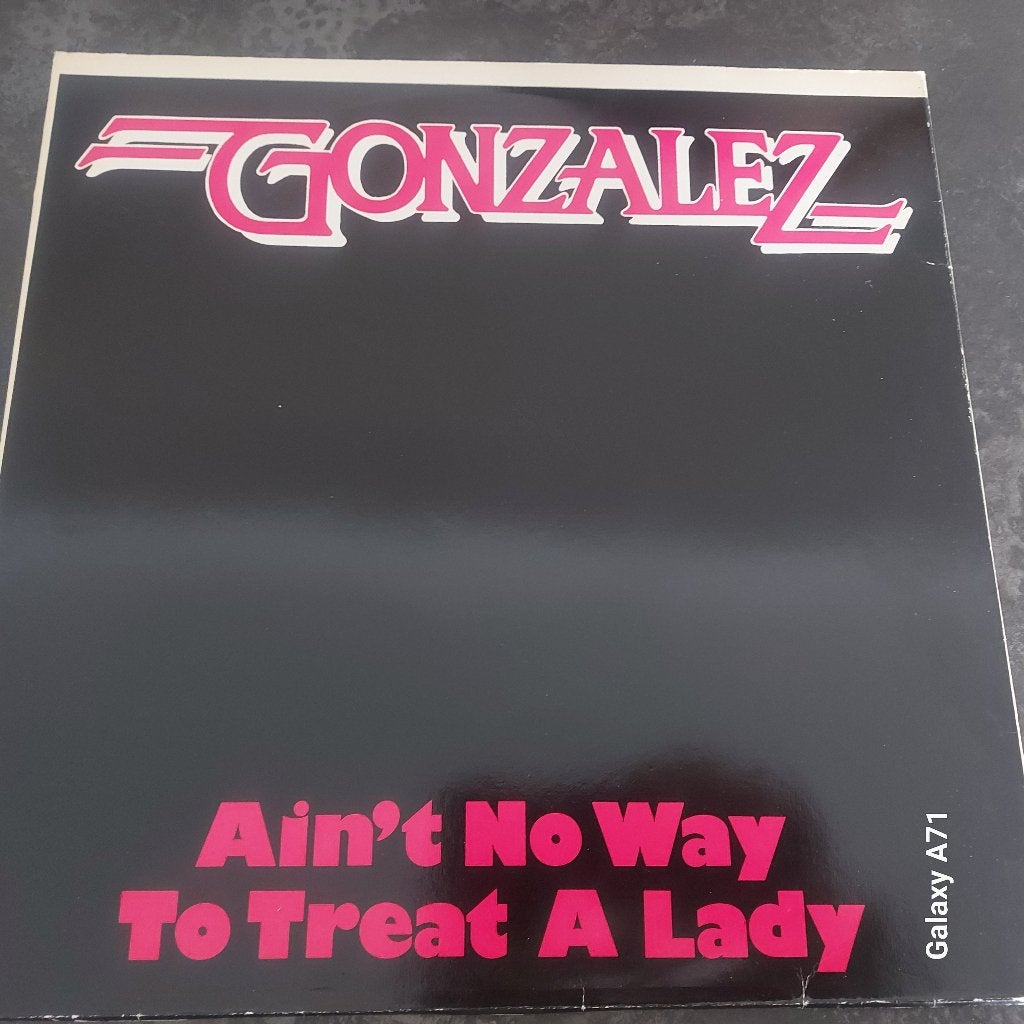 12 inch Maxisingel Gonzalez - Ain't No Way To Treat A Lady, Gebruikt, Ophalen of Verzenden, Fotohoes, Disco