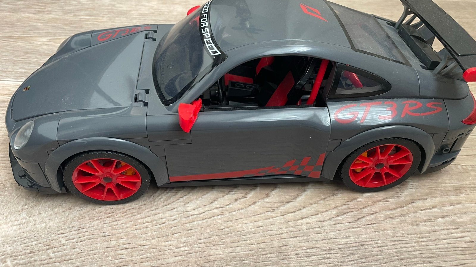 Lego Porsche 911 GT3 RS - Grijs met rode accenten, Ophalen, Gebruikt