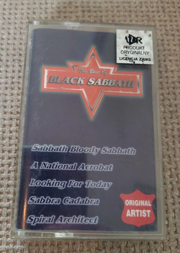 Black Sabbath - "The Best Of" cassette, Ophalen of Verzenden, Gebruikt, 1 bandje