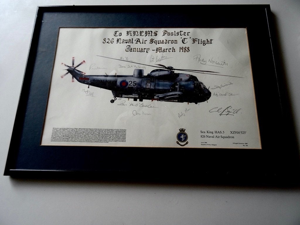 DOCUMENT VAN BRITS GEVECHTS HELIKOPTER (SIGNERING BEMANNING), Verzamelen, Ophalen of Verzenden, Luchtmacht, Engeland, Overige typen