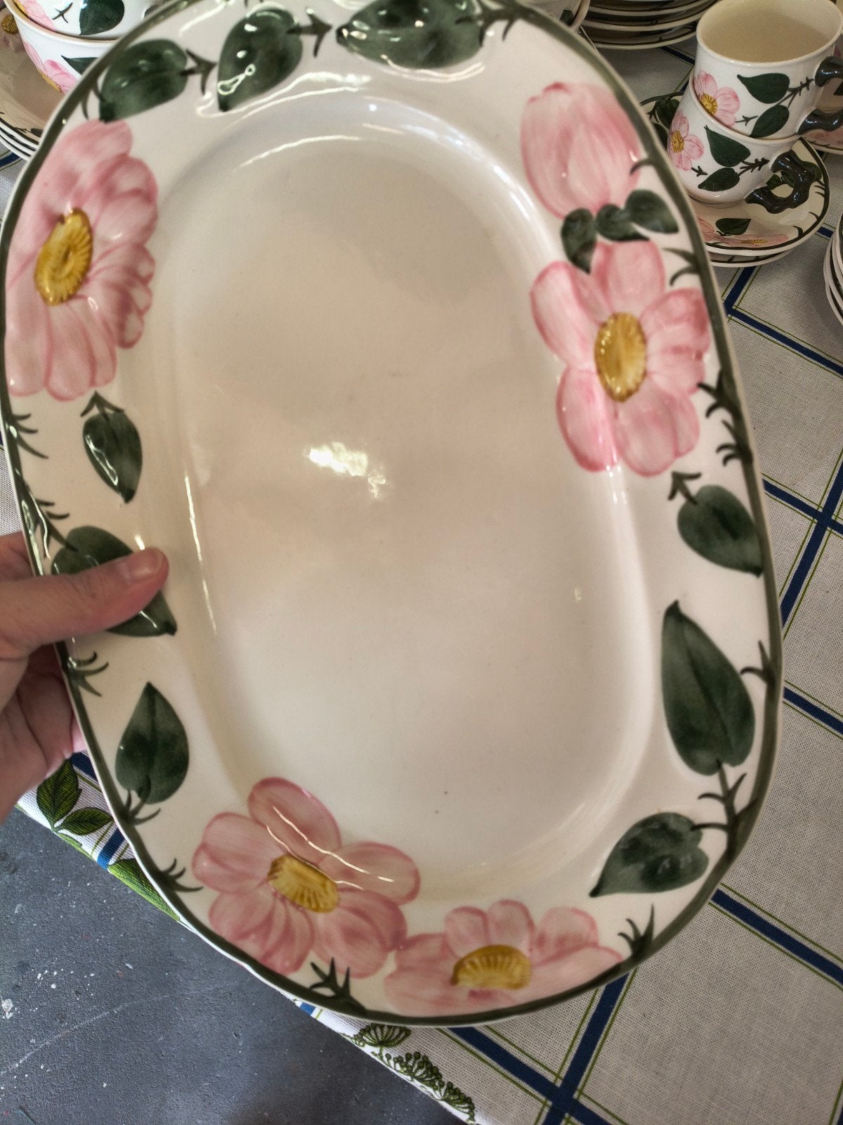 Villeroy & Boch Wild Rose Ovale Schaal - Vintage Servies, Antiek en Kunst, Ophalen of Verzenden