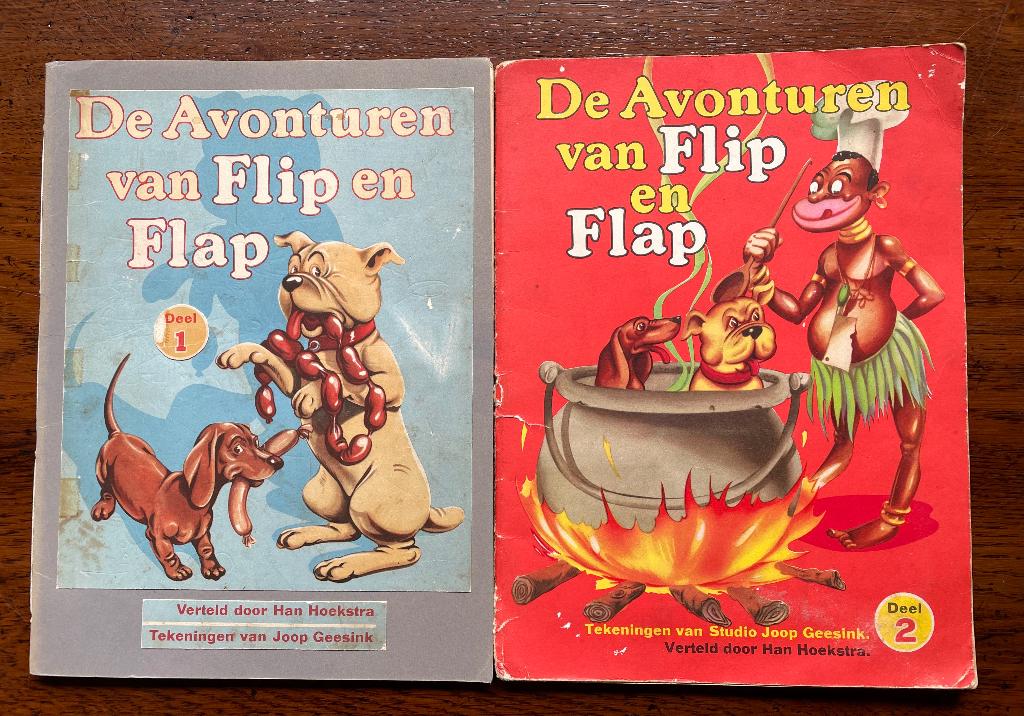 Vintage Douwe Egberts Flip en Flap boeken. Deel 1 en 2., Boeken, Ophalen, Gelezen, Hans Hoekstra, Plaatjesalbum