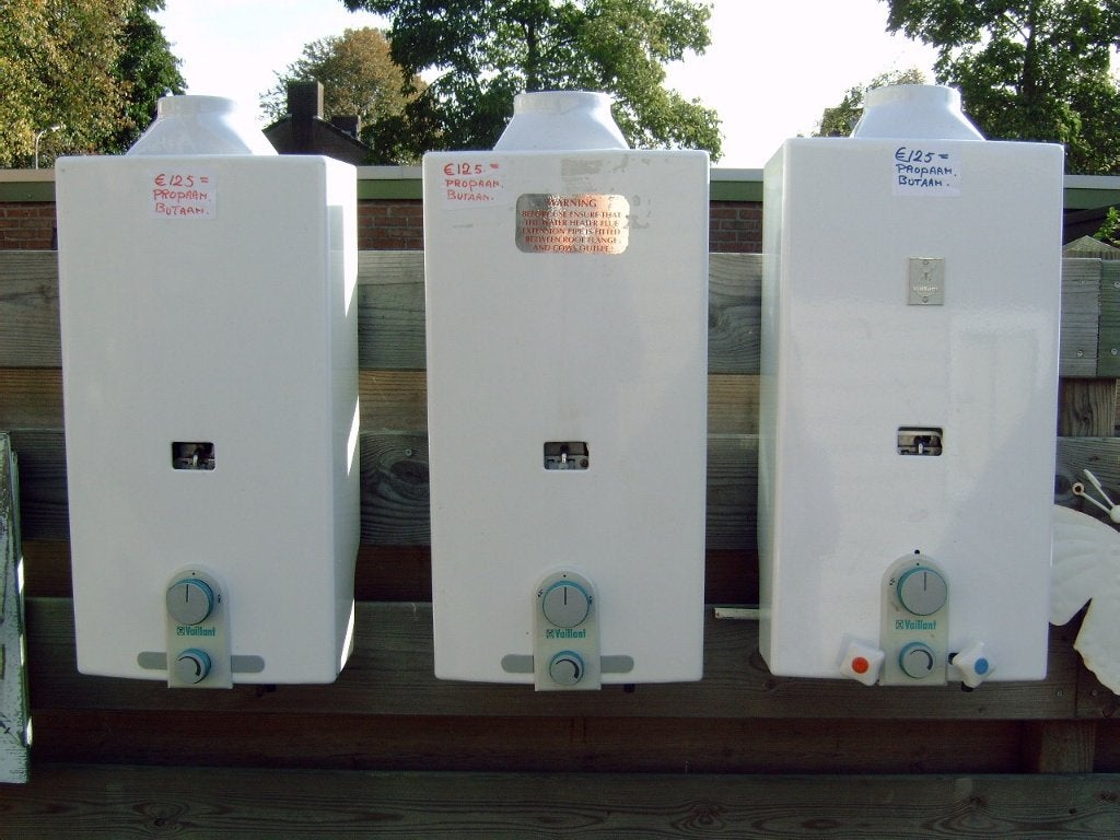 goedkope keuken-douche geisers vsn vaillant, Ophalen, Gebruikt, Geiser, Minder dan 20 liter