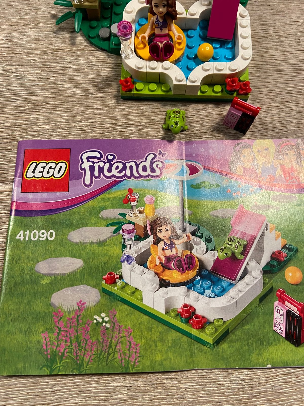 Lego Friends 41090 Olivia's Zwembad - Complete set, Gebruikt, Lego, Friends, Ophalen of Verzenden