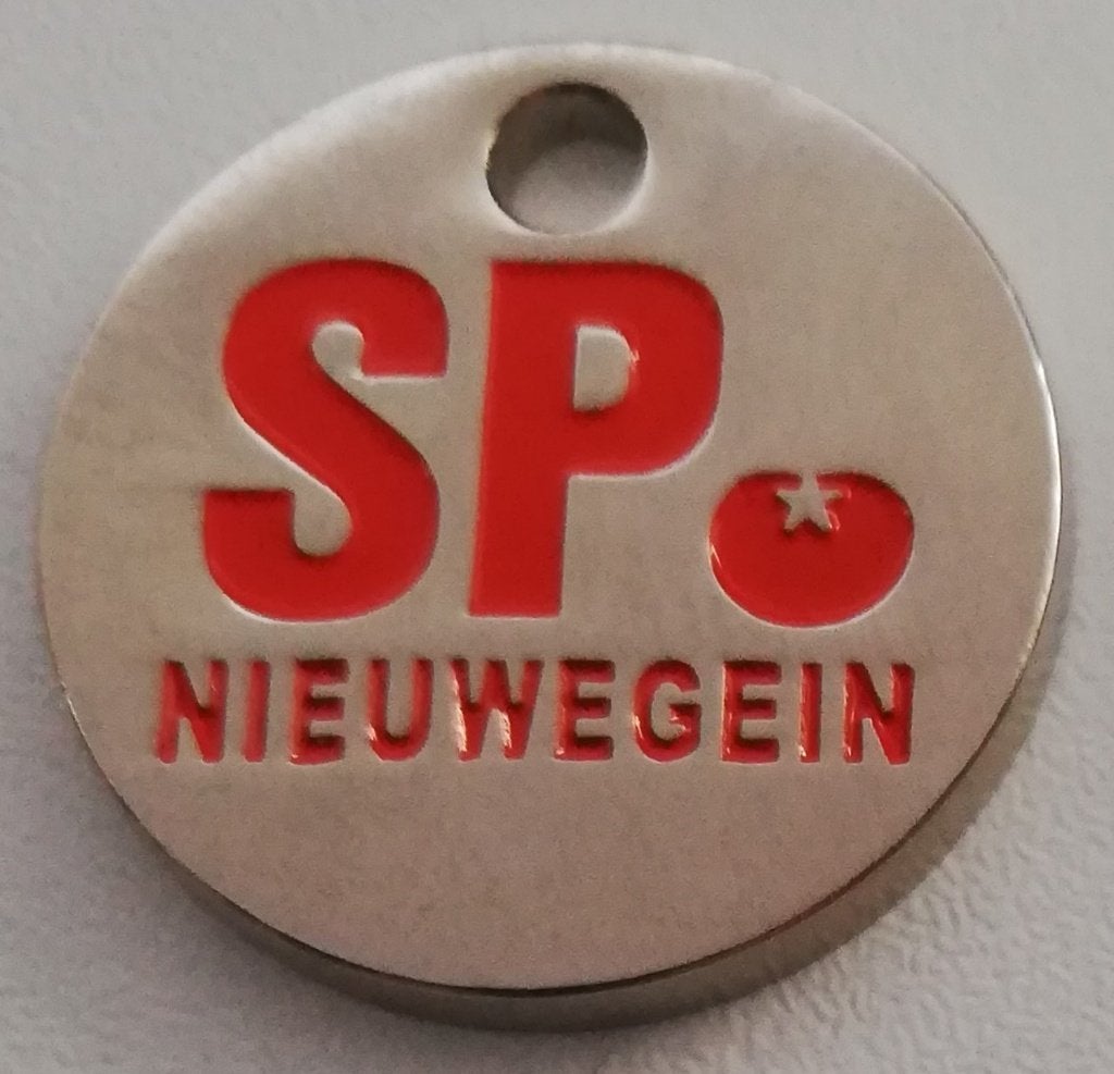 Winkelwagenmuntje Socialistische gemeentePartij Nieuwegein, Verzamelen, Verzenden