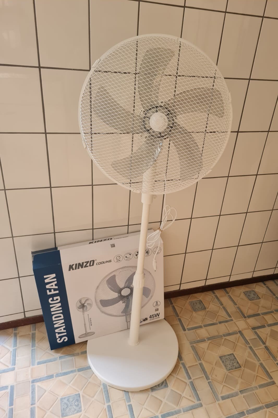 KINZO VENTILATOR NIEUW IN DOOS., Witgoed en Apparatuur, Eierkokers, Ophalen of Verzenden, Nieuw