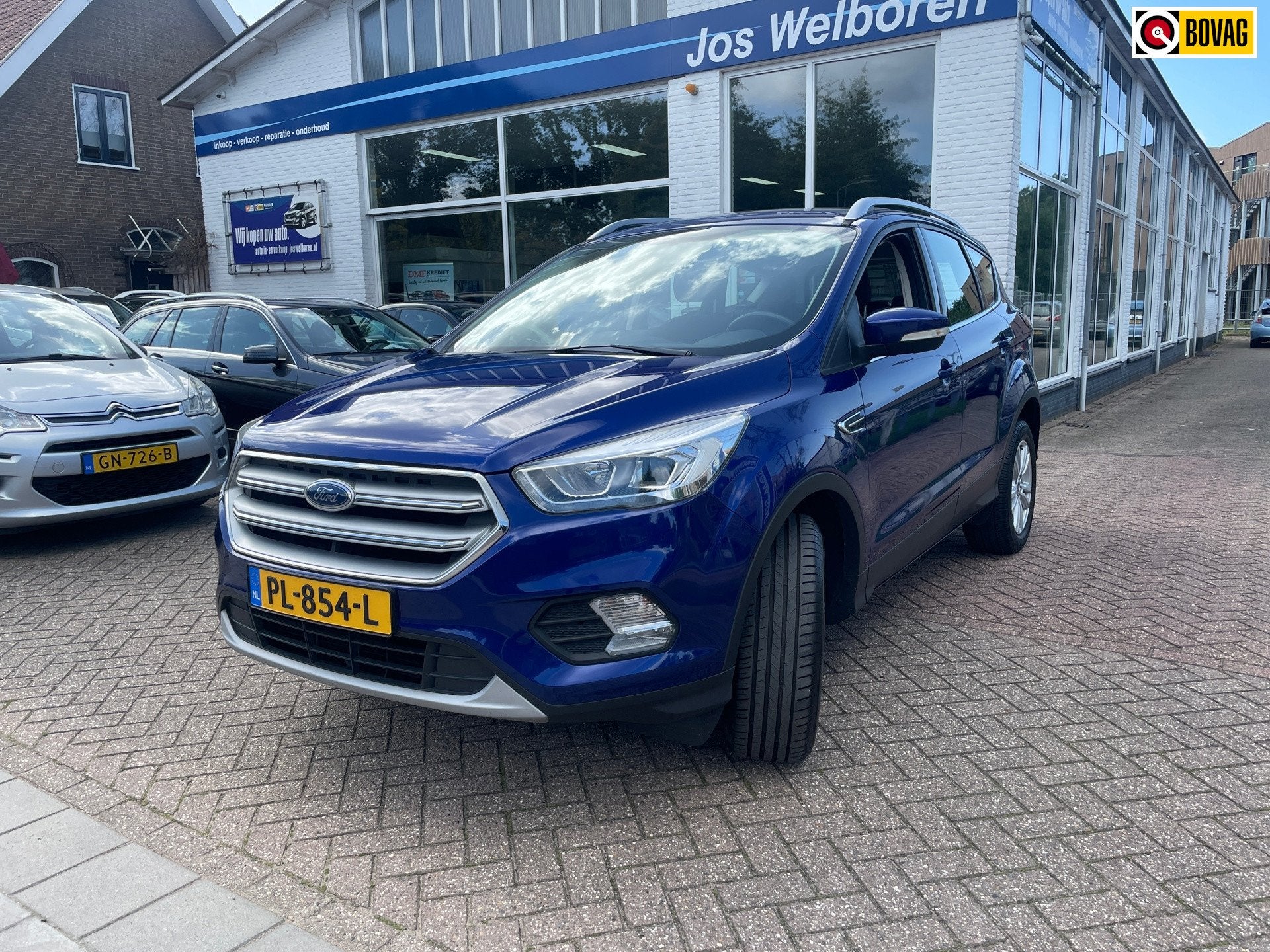 Ford Kuga 1.5 EcoBoost Trend Ultimate, Auto's, Dealer onderhouden, Euro 6, 4 cilinders, Blauw