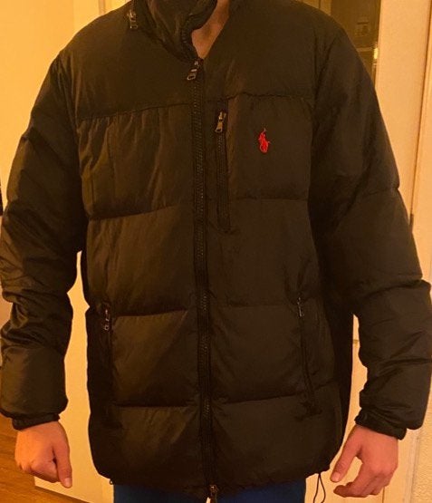 Ralph lauren pufferjacket, Ophalen of Verzenden, Zo goed als nieuw, Blauw