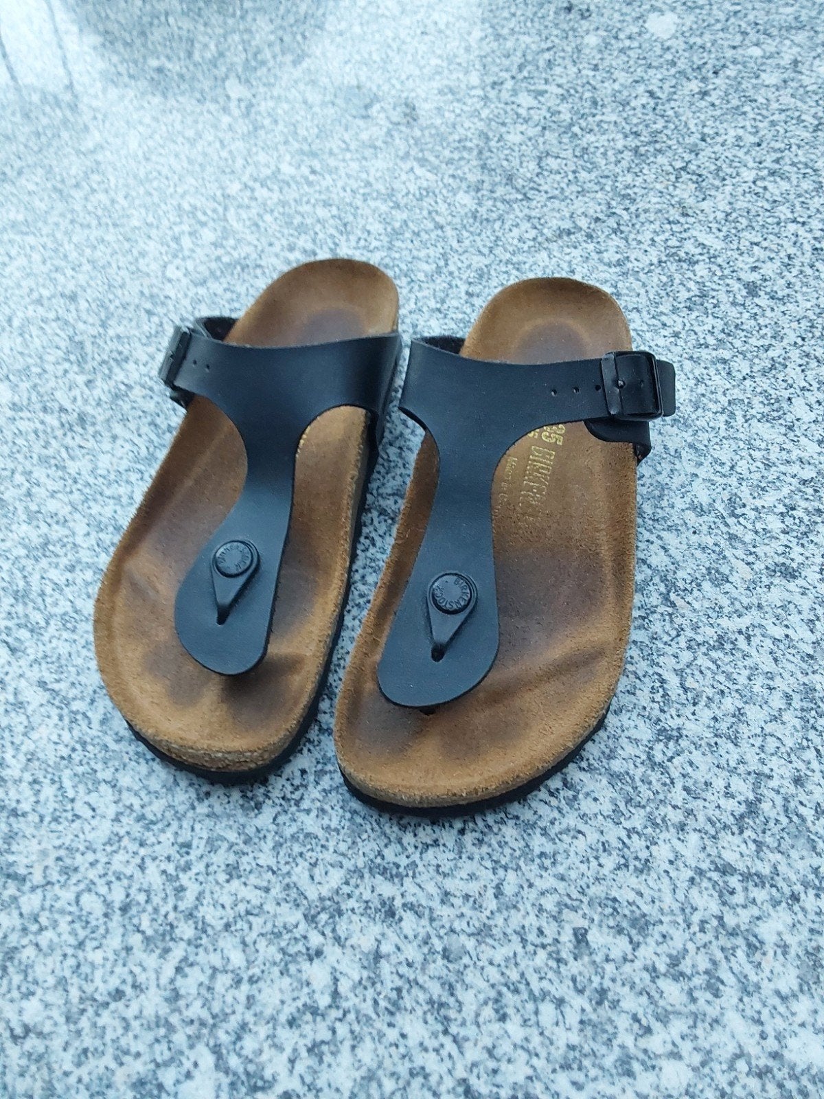 Birkenstock teenslippers bieden maat 35, Ophalen of Verzenden, Zo goed als nieuw, Jongetje of Meisje, Schoentjes