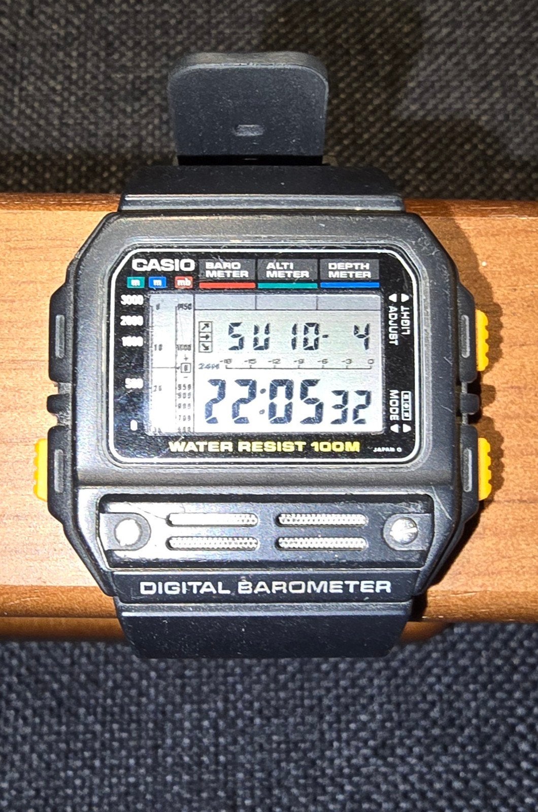 Casio BM-100WJ Vintage Digitaal Barometer Horloge, Ophalen of Verzenden
