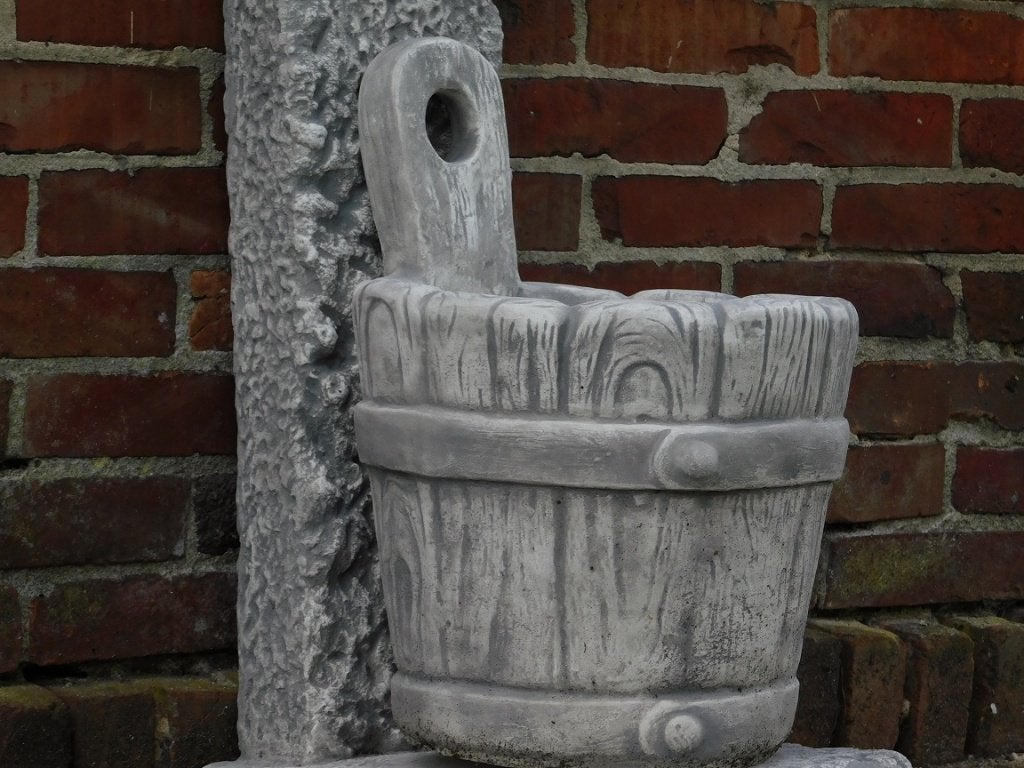 Fontein met Emmer - 80 cm - Steen, Tuin en Terras, Overige materialen, ., Ophalen of Verzenden, .