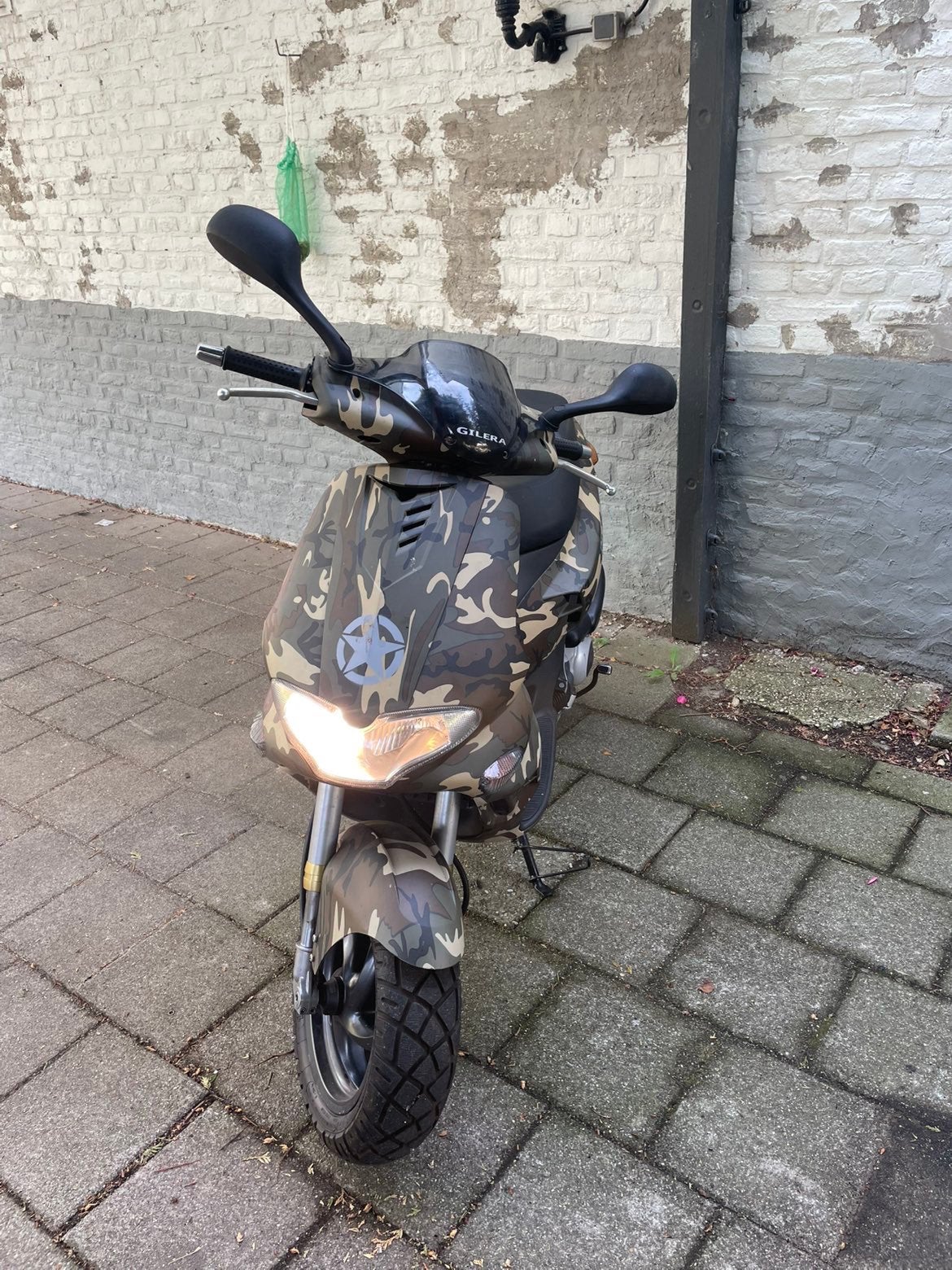 Gilera Runner VXR 200cc DD 4T – Unieke Camouflage, Ophalen, Zo goed als nieuw