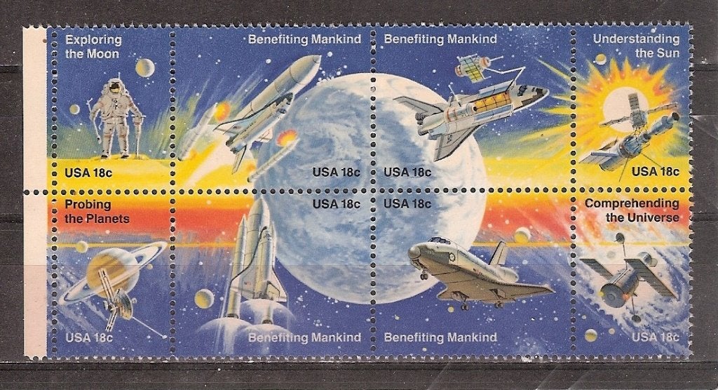 USA, Ruimteonderzoek, 1981., Ophalen of Verzenden, Postfris, Noord-Amerika