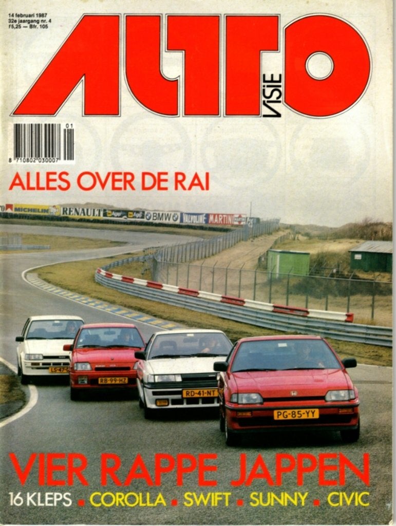 Autovisie GTi multitest Swift , Sunny , CRX , Corolla, Ophalen of Verzenden, Gelezen, Algemeen