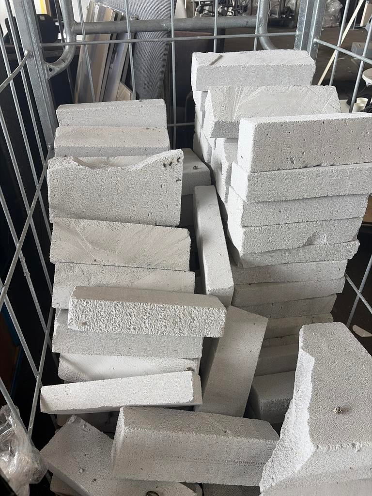 Kalkzandsteen blokken - Diverse maten1200 stuks, Ophalen of Verzenden, Gebruikt, Kalkzandstenen