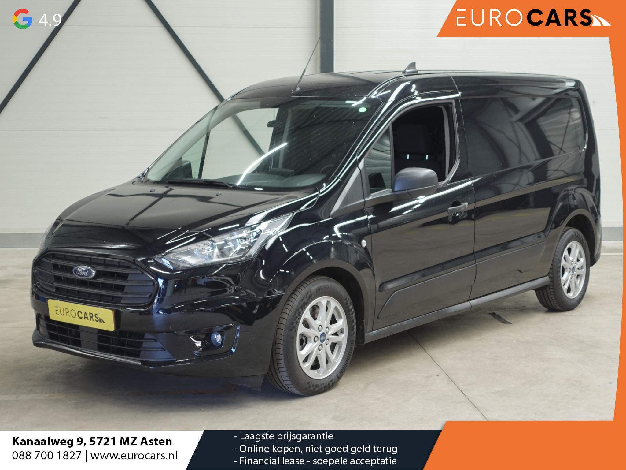Ford Transit Connect 1.5 EcoBlue Automaat L2 Trend Navigatie, 1390 kg, Stof, Gebruikt, 4 cilinders
