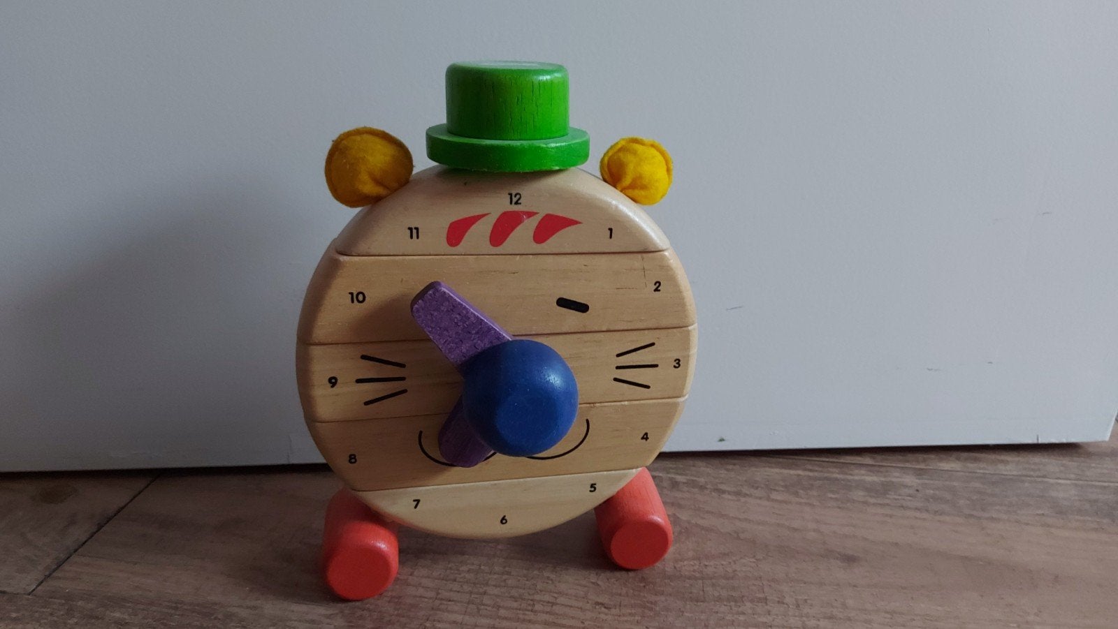 Voila houten puzzel klok., Ophalen of Verzenden