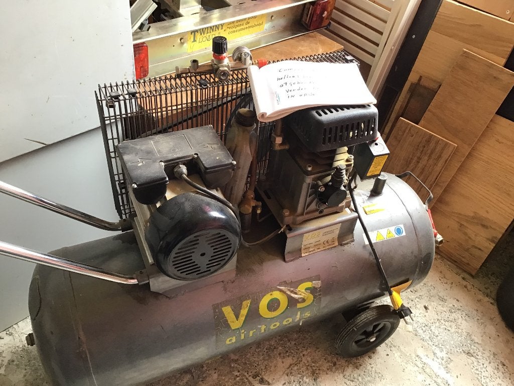 Compressor, 100 liter of meer, Ophalen, Gebruikt, Minder dan 200 liter/min