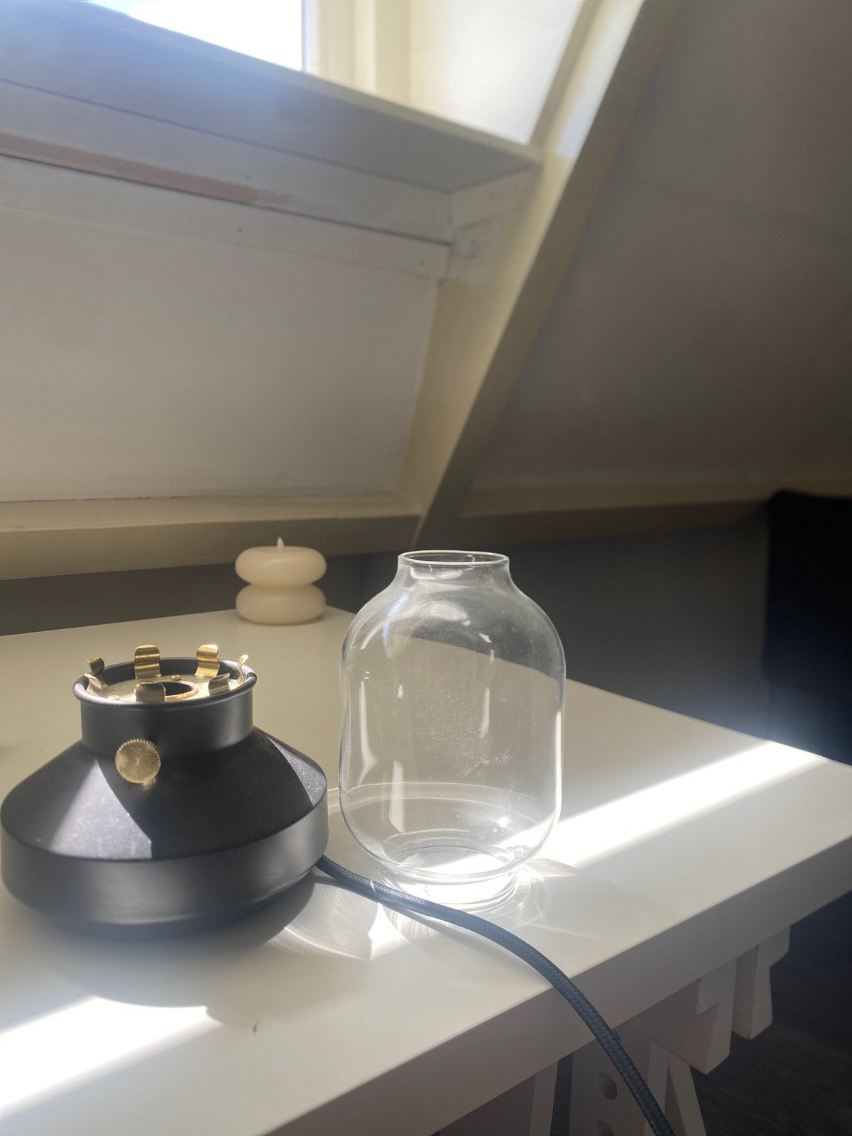IKEA Tarnäby tafellamp - Zo goed als nieuw, Ophalen of Verzenden, Zo goed als nieuw, Glas, Minder dan 50 cm