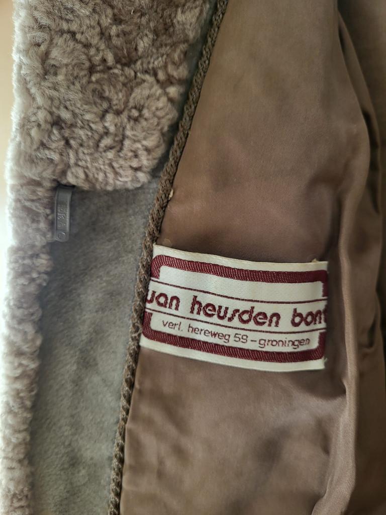 Vintage bontjas, Kleding | Dames, Jassen | Winter, Gedragen, Maat 42/44 (L), Bruin, Ophalen of Verzenden