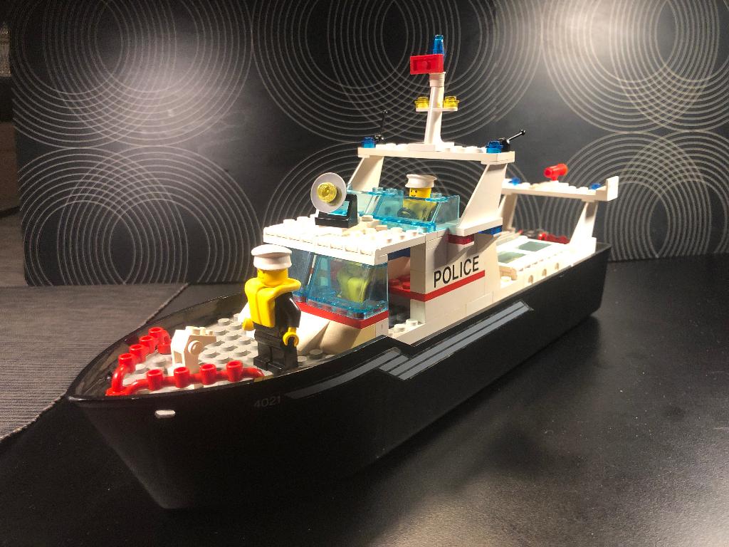 Lego 4021 Police patrol, Kinderen en Baby's, Speelgoed | Duplo en Lego, Compleet, Gebruikt, Lego, Ophalen of Verzenden