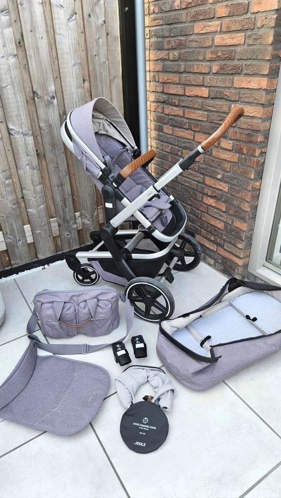 Joolz Day+ compleet met extra accessoires, Zo goed als nieuw, Combiwagen, Verstelbare duwstang, Ophalen
