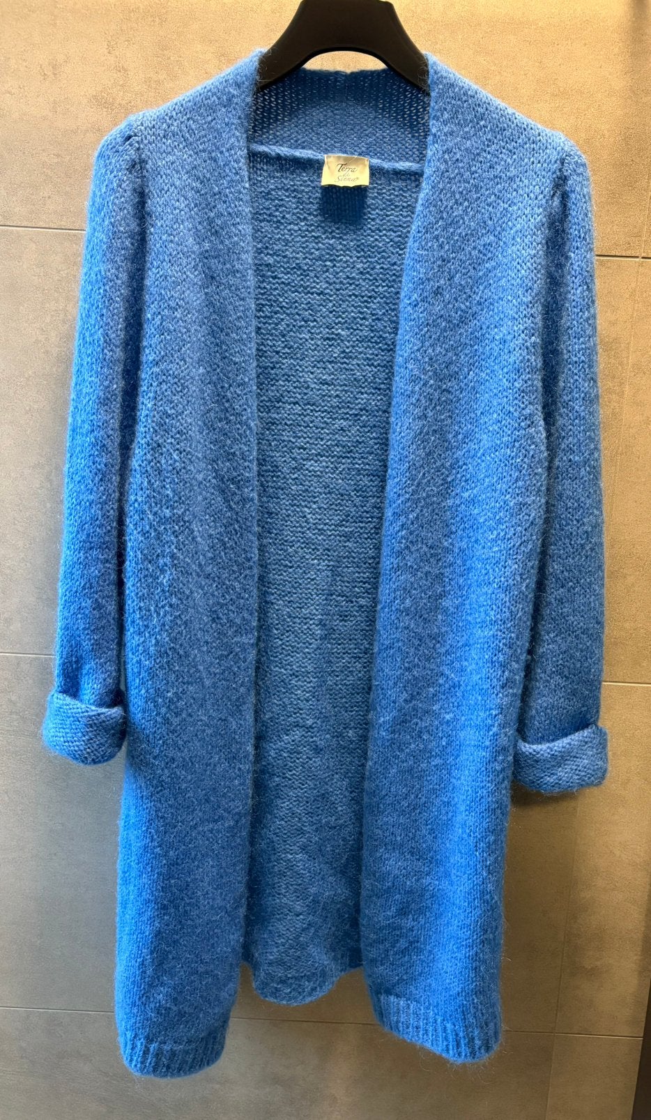 Terra di Siena - Vest - blauw - One Size, Kleding | Dames, Ophalen of Verzenden, Zo goed als nieuw, Maat 38/40 (M), Blauw