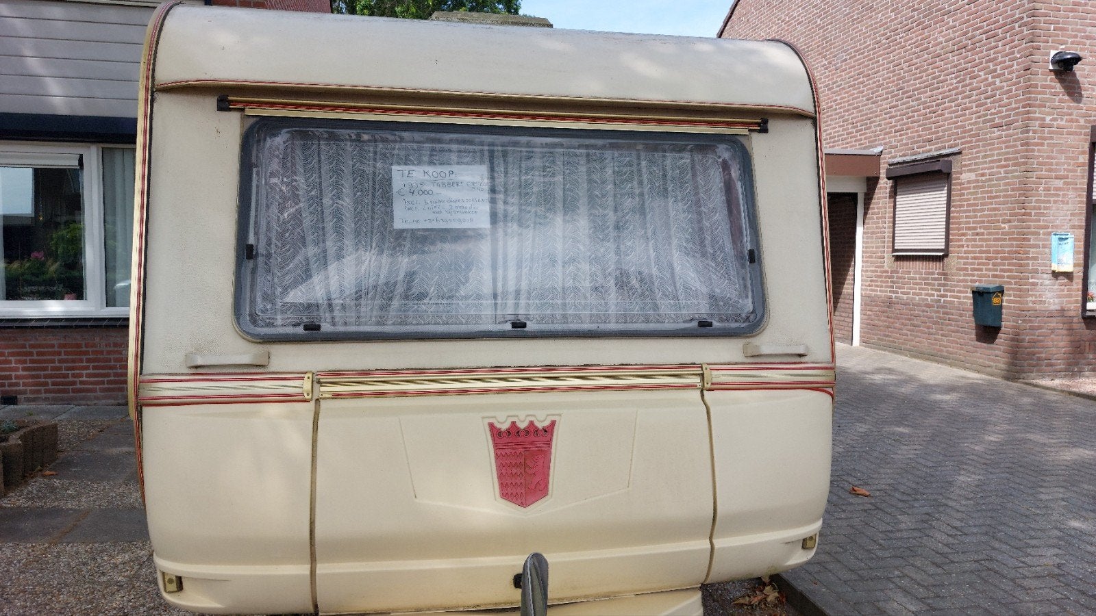 Tabbert Comtesse 540 uit 1995, Caravans en Kamperen, Caravans, Kachel, Rondzit, Tabbert, Dwarsbed