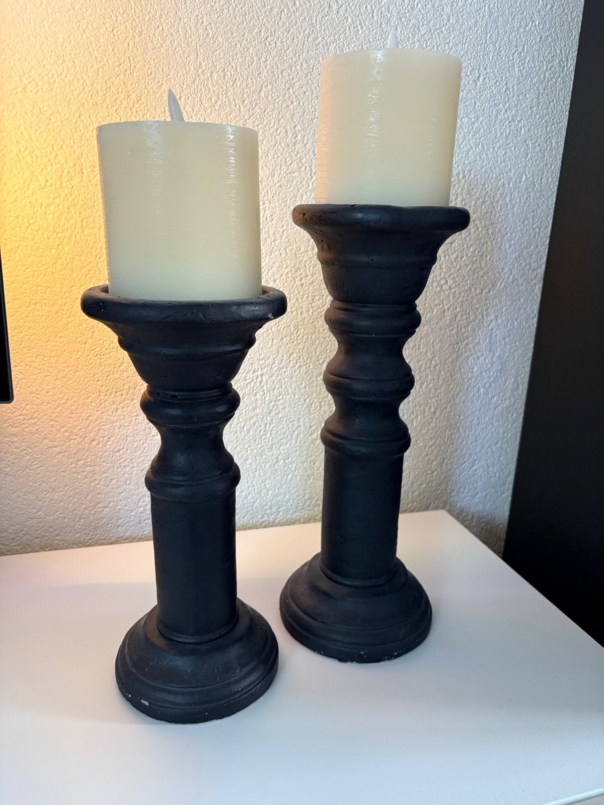 Grote Brynxz kandelaars - Set van 2, Ophalen, Overige materialen, Brynxz, Zwart