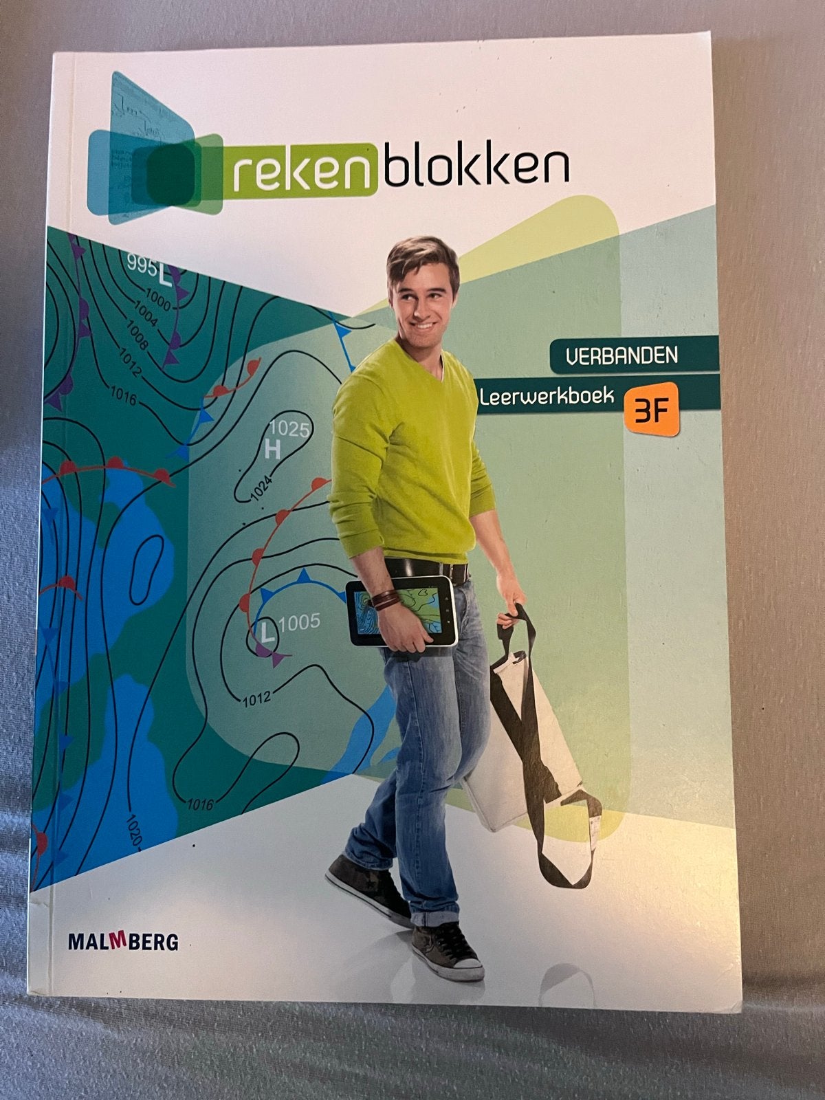Rekenblokken Verbanden Leerwerkboek 3F Malmberg, Ophalen of Verzenden, Beta, Zo goed als nieuw, MBO