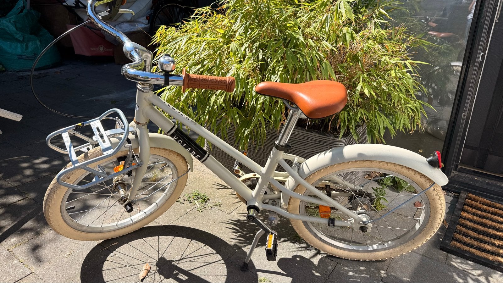 Volare Melody Meisjes Kinderfiets 18 inch, Fietsen en Brommers, Ophalen, Terugtraprem, Gebruikt, Handrem