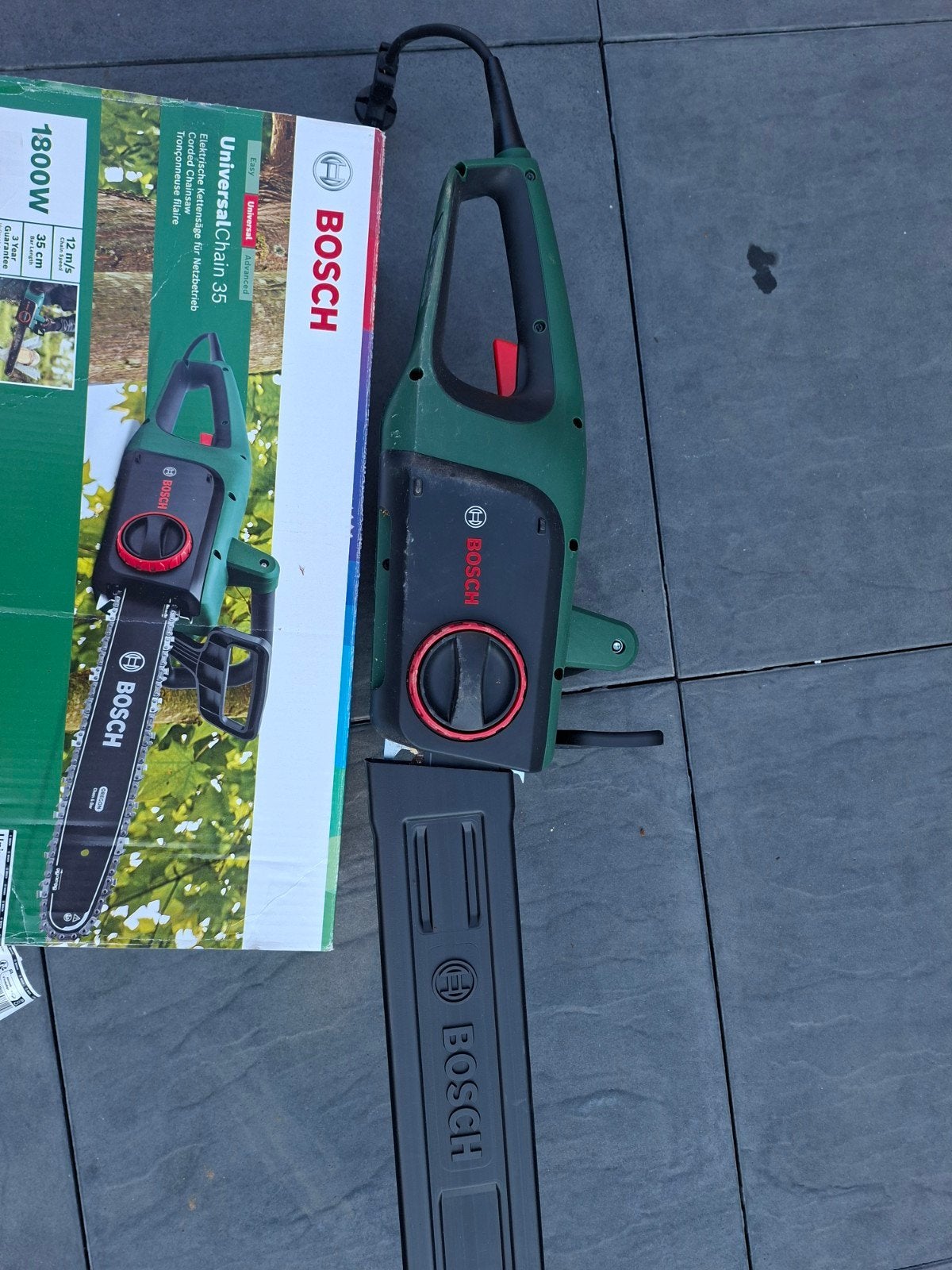 Bosch Electrische kettingzaag 1800 W, 35 cm, Ophalen, Gebruikt, Elektrisch