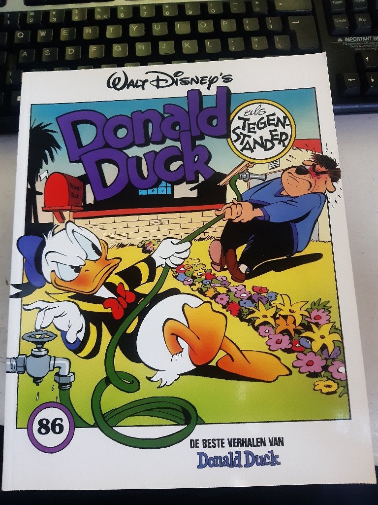 Donald Duck als Tegenstander-De Beste Verhalen #86 (Z199-43), Ophalen of Verzenden, Zo goed als nieuw, Walt Disney, Eén stripboek