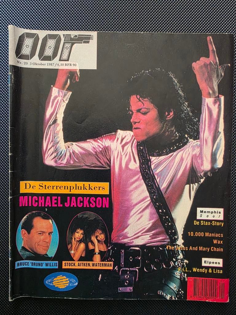 OOR 3 oktober 1987 –Michael Jackson cover, Vintage jaren ’80, Ophalen of Verzenden, Gelezen, Muziek, Film of Tv