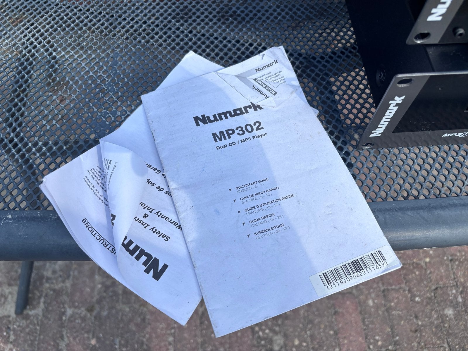 Numark MP302 Dual CD/MP3 Speler - Zo goed als nieuw, Ophalen, Zo goed als nieuw, Overige merken