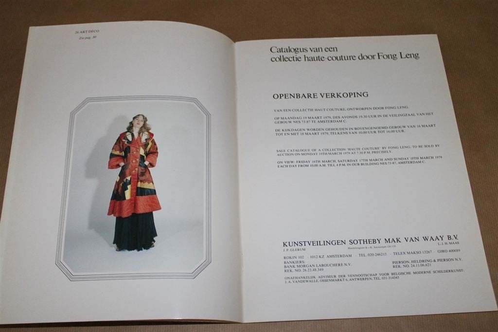 Collectie Haute-Couture Fong Leng - 1979, Ophalen of Verzenden, Zo goed als nieuw, Mode algemeen