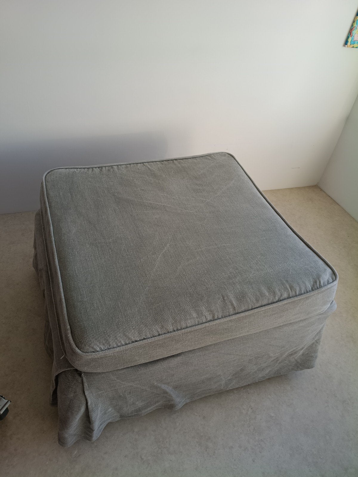 hocker/poef + opvouwbaar bed (2 in 1) - COCOMAT, Ophalen, Gebruikt, Eenpersoons, 75 tot 100 cm