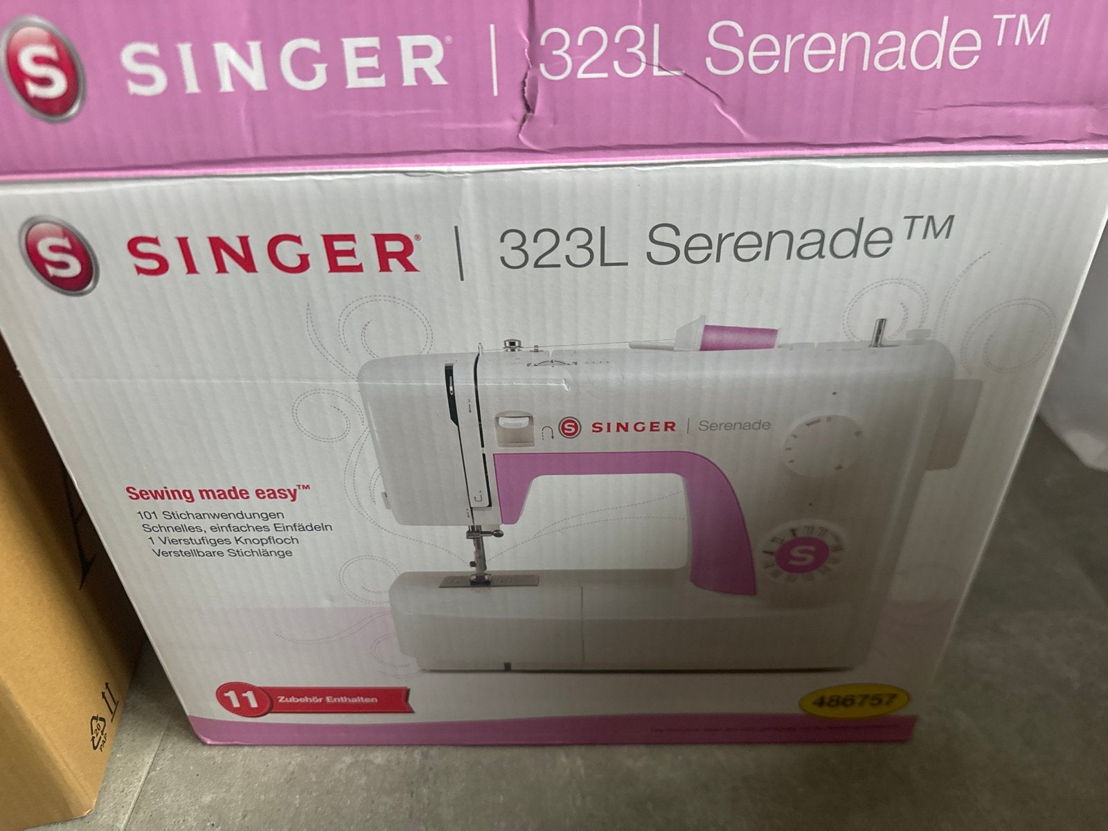 Singer 323L Serenade Naaimachine - Zo goed als nieuw, Ophalen of Verzenden, Zo goed als nieuw, Naaimachine, Singer
