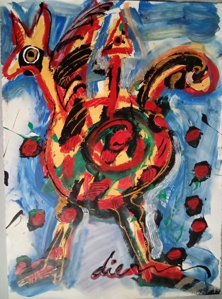 Peter Dien origineel werk, Ophalen