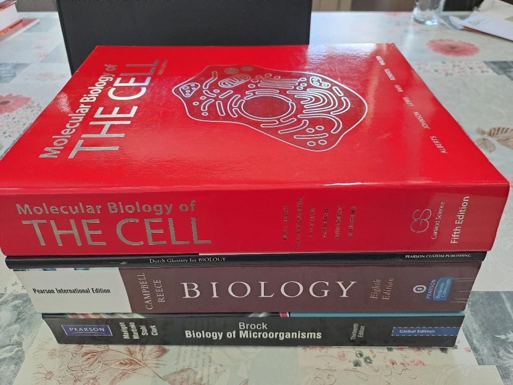 Studieboeken farmacie/biologie, Ophalen, Beta, Zo goed als nieuw, WO