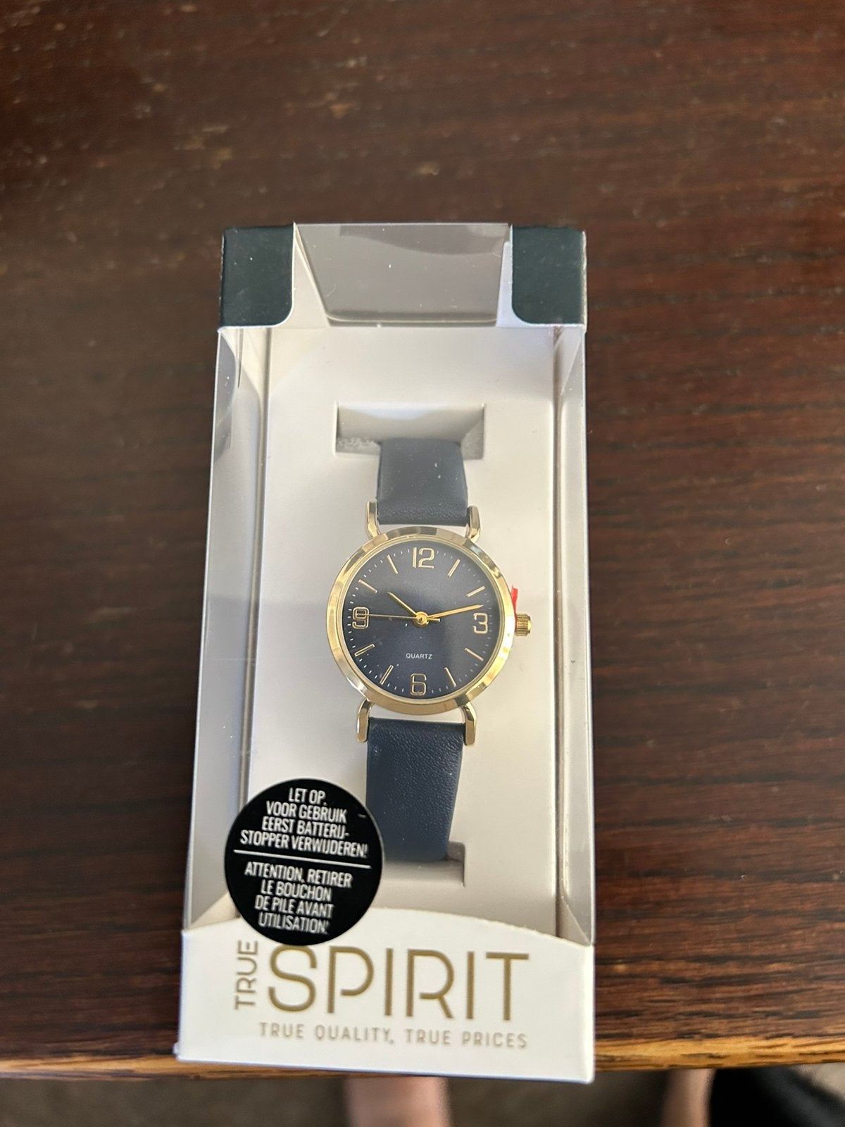 Nieuwe donker v blauwe horloge te koop, Sieraden, Tassen en Uiterlijk, Horloges | Dames, Ophalen of Verzenden, Zo goed als nieuw