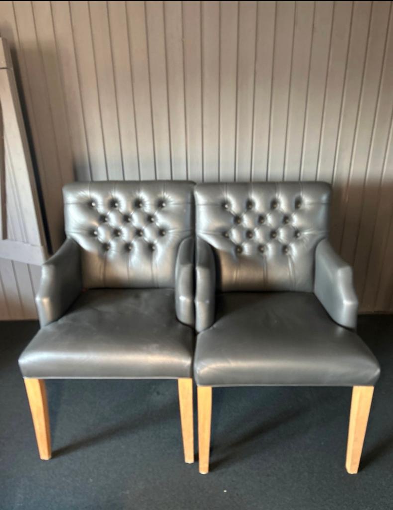 Stoelen van olav leer, Ophalen, Zo goed als nieuw, Minder dan 150 cm, Leer