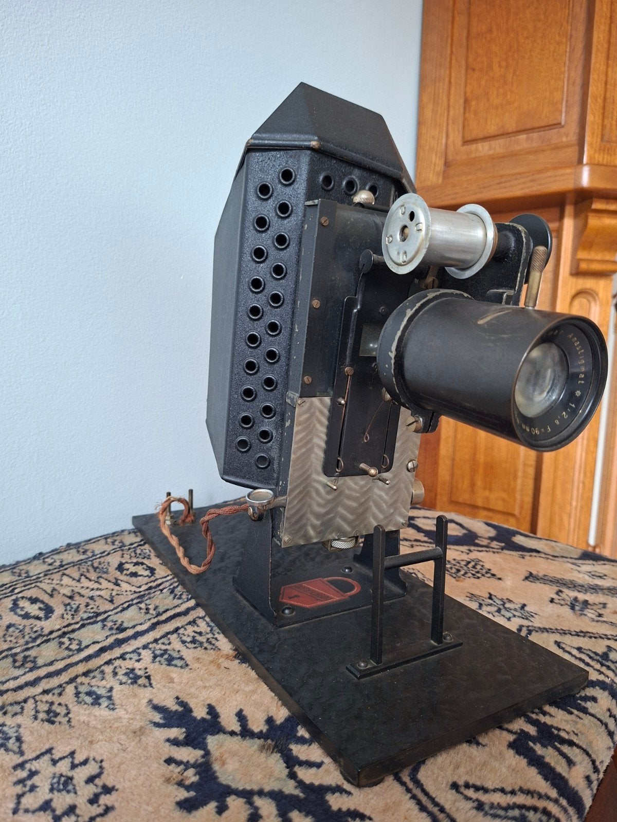 antieke of vintage diaprojector (of filmstrookprojector), Ophalen of Verzenden