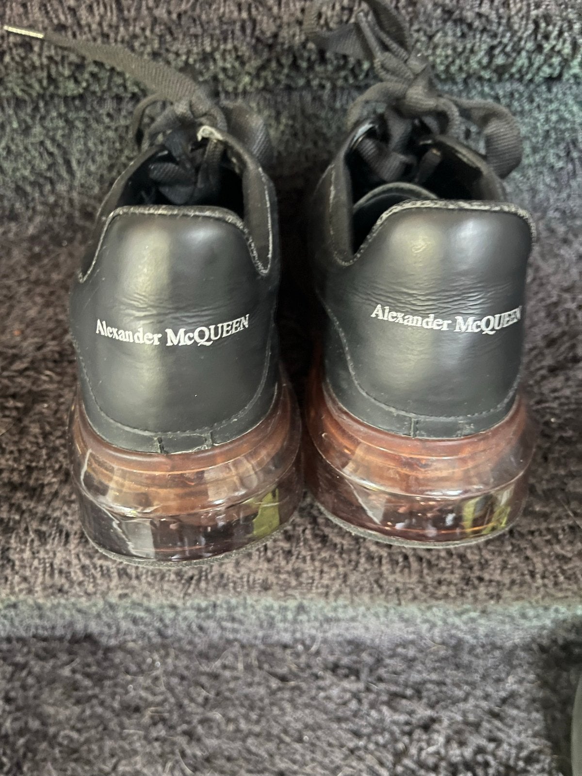 Alexander McQueen sneakers maat 38, Verzenden, Gedragen, Zwart, Sneakers of Gympen