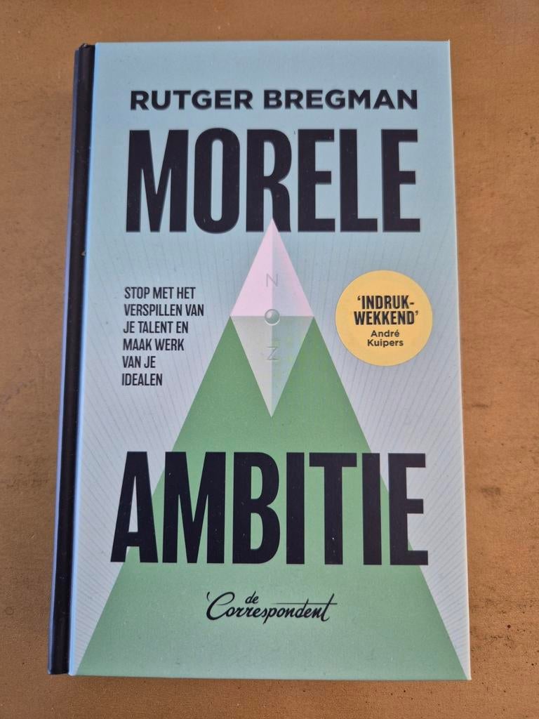 Morele Ambitie - Rutger Bregman (Nieuw, Hardcover), Ophalen of Verzenden