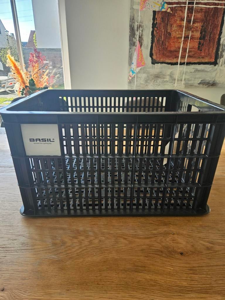 Basil Fietskrat L 40 liter, Fietsen en Brommers, Fietsaccessoires | Fietsmanden, Ophalen, Nieuw