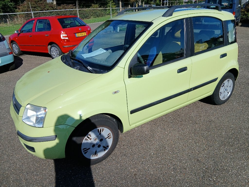 Fiat Panda 1.2 44KW 60PK 2006 Groen, Voorwielaandrijving, Stof, Origineel Nederlands, Handgeschakeld