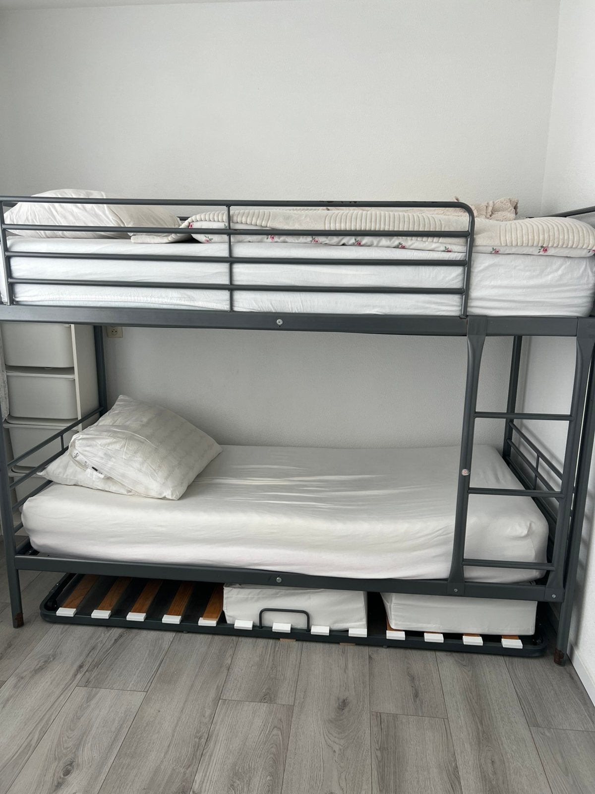 Stapelbed 3 persoons metaal, Huis en Inrichting, Ophalen, 90 cm, 160 tot 180 cm, Tweepersoons