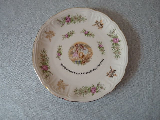 Communiebord van Bavaria Germany, Ophalen of Verzenden