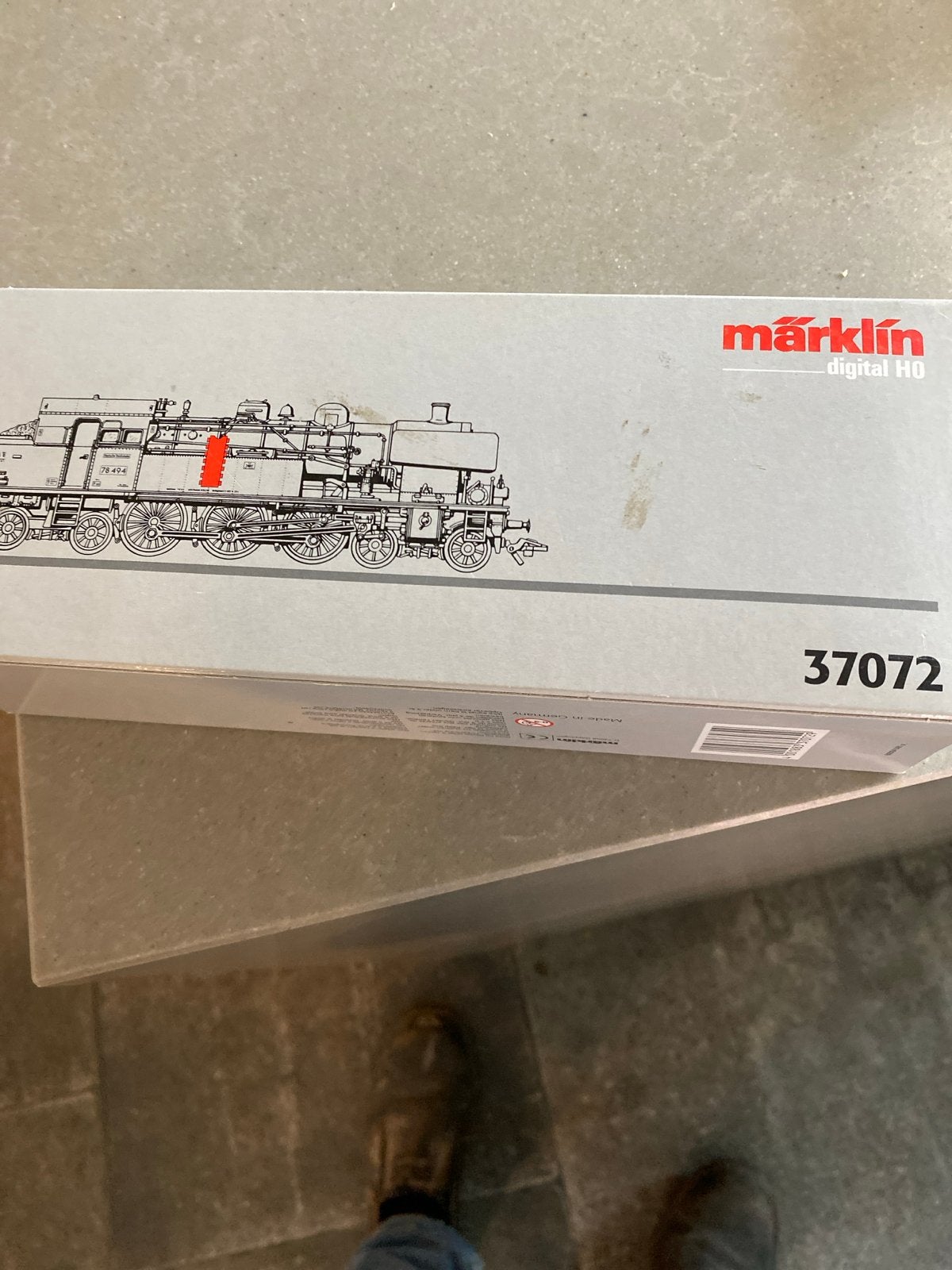 Märklin H0 Stoomlocomotief BR 78 494 - Digitaal (37072), Wisselstroom, Locomotief, Ophalen of Verzenden, Zo goed als nieuw